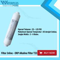 Gambar FILTER NEGATIVE POTENTIAL ALKALINE T-33 (ORP ALKALINE FILTER) dari Filter Air Waterpro Kota Administrasi Jakarta Barat 4 Tokopedia