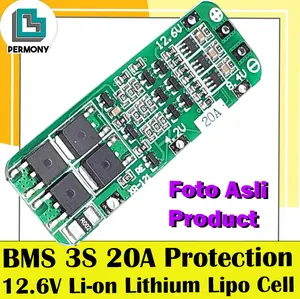 BMS 3S 20A 18650 Protection Board Charger Li-ion Lithium