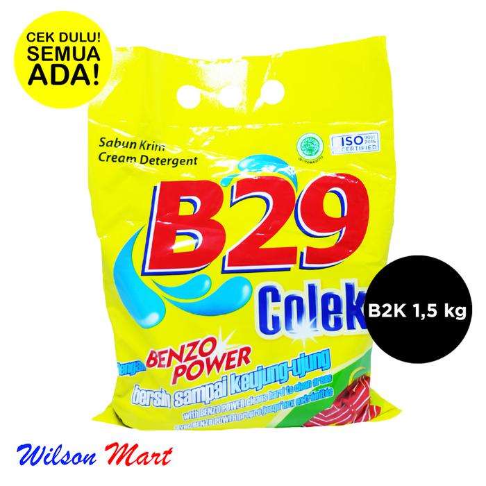 Gambar B29 SABUN CREAM COLEK KUNING B2K 1,5 KG 1500 GRAM dari Wilson Mart Kota Administrasi Jakarta Barat Tokopedia