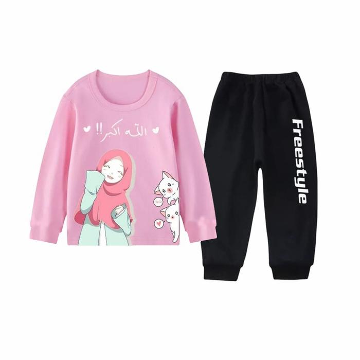 Gambar setelan muslim anak perempuan 1-10 tahun dari Rainbow Shop99 Jakarta Barat Tokopedia