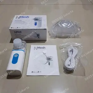 Portable Mesh Nebulizer Alat Uap Bantu Pernafasan Asma Inhalasi