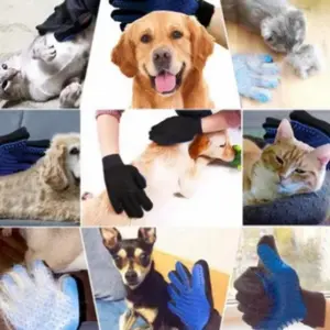 pet grooming gloves sarung sisir anjing kucing