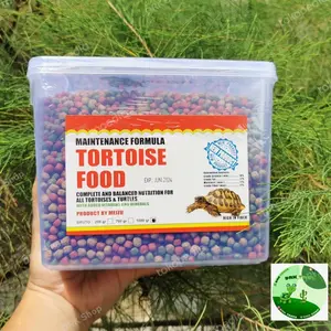 Pelet kura darat Meizu Tortoise Food 1 kg / makanan kura darat Meizu 1 kg / makanan kura / Meizu 1kg Pakan Kura Kura Darat Tortoise Food High Fiber Sulcata - DRK TORTO