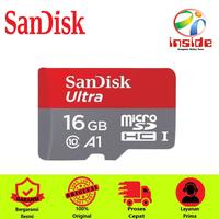 Gambar Micro SD Sandisk Ultra Micro SDHC UHS-I Card 16GB - 16 gb dari Inside Jaya Computer Kota Depok 2 Tokopedia