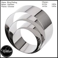 Gambar Ring Pudding Stainless Steel 20 cm Penyanggah Puding Plat dari Kochindo Kota Tangerang Selatan 1 Tokopedia