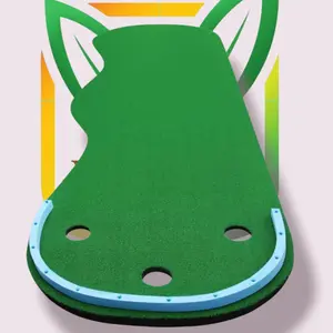 Mini Putting Green 100 x 500 cm dan 150x300 cm - 3 Hole Pembatas