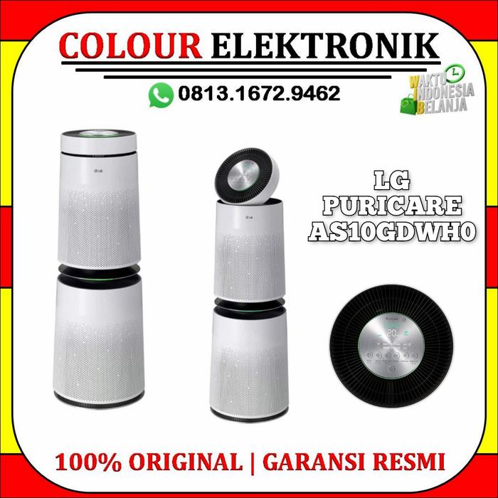 Gambar LG PuriCare 360° Air PuriFier AS10GDWH0 | LG AS10GDWH0 dari Colour Elektronik Kota Tangerang Tokopedia