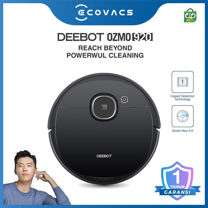 Gambar Ecovacs DEEBOT OZMO 920 Robot Vacuum Cleaner Vacum dari Ecovacs Indonesia Kota Tangerang Tokopedia