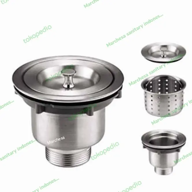 Afur BCP Full Stainless/Saringan Bak Cuci Piring 4 Inchi"Marchesa
