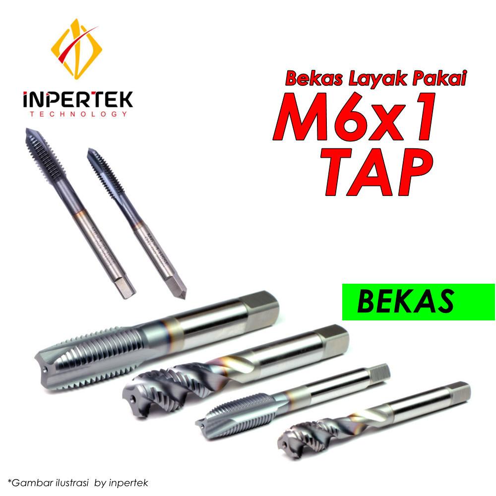 Tap 6 OSG PO Bekas Tap M6*1 Tap M6 Tap 6 OSG HSS Bukan Tap Yamawa — Varian M6X1.0 OSG foto 1