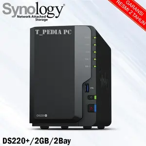 Synology NAS DS220+ 2GB - 2Bays, Cel J4025DC, 2GbE, 2USB3.0