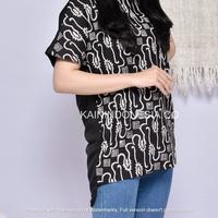Gambar KI Blouse Atasan Top Casual Santai Batik Binar Hitam - Hitam, 4 dari KainIndonesiaco Kota Administrasi Jakarta Timur 3 Tokopedia