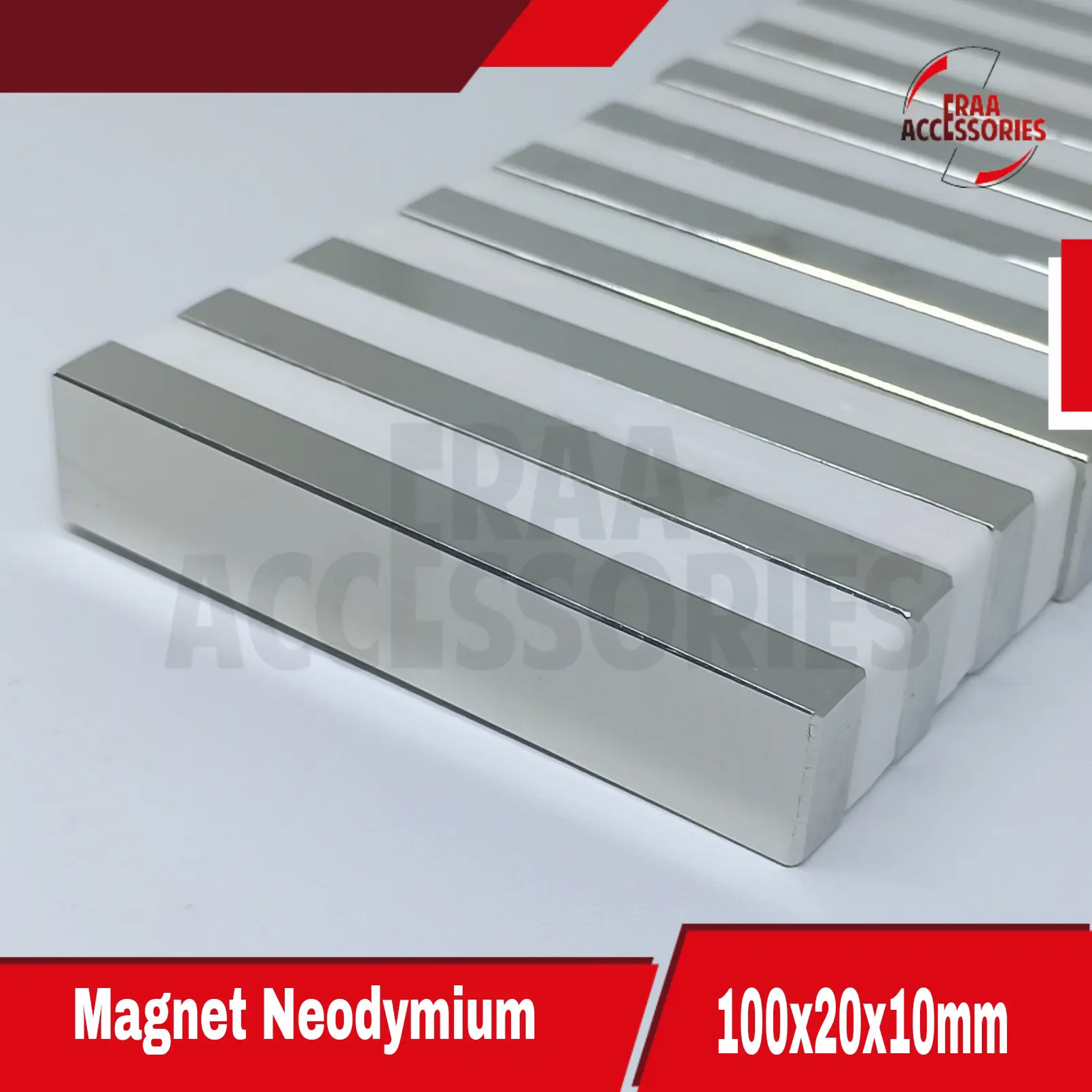 Magnet persegi 100x20x10mm N52