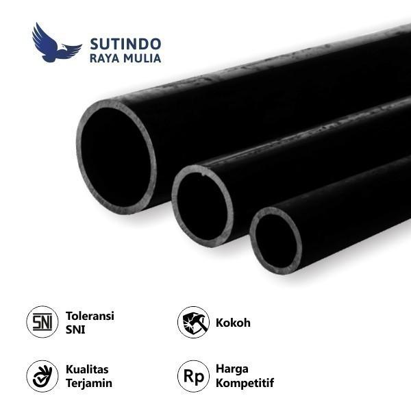 Gambar Pipa Besi Seamless SCH 40 1 1/2 In x 6 M dari Sutindo Shop Kota Surabaya Tokopedia