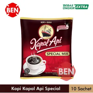 Kopi Kapal Api Spesial Mix 1 Renceng / 10 Sachet / Sashet / Saset / Pc