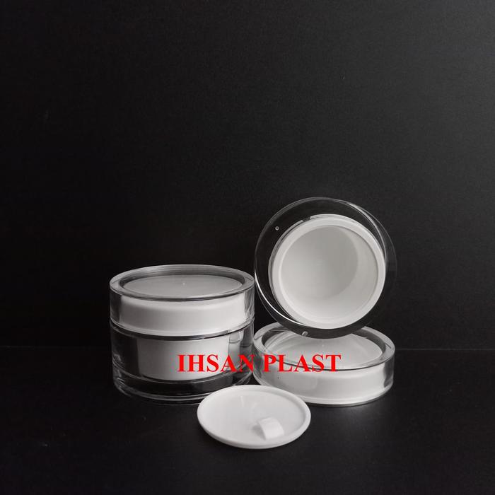 Gambar POT ACRILYC CJA 30 GR PUTIH dari Ihsan Plast Kota Malang Tokopedia