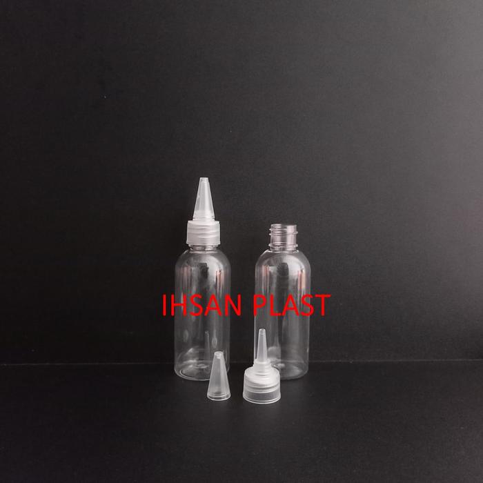 Gambar BOTOL BR 60 ML NATURAL TUTUP LANCIP - Putih dari Ihsan Plast Kota Malang 4 Tokopedia