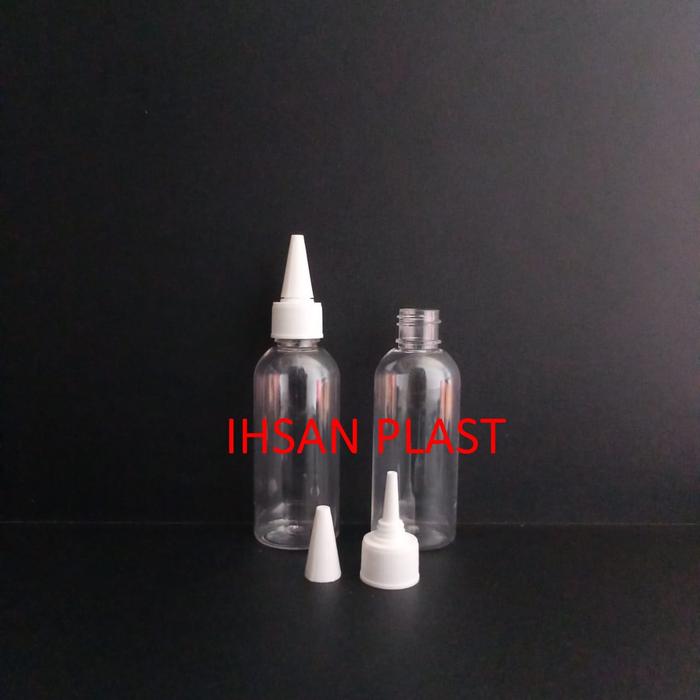 Gambar BOTOL BR 60 ML NATURAL TUTUP LANCIP - Putih dari Ihsan Plast Kota Malang 2 Tokopedia
