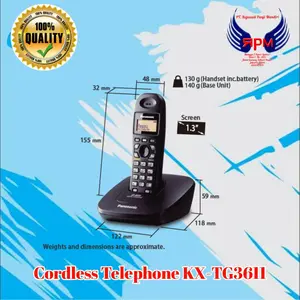 TG 3611 Panasonic Wirless KX-TG3611Cordless Telephone