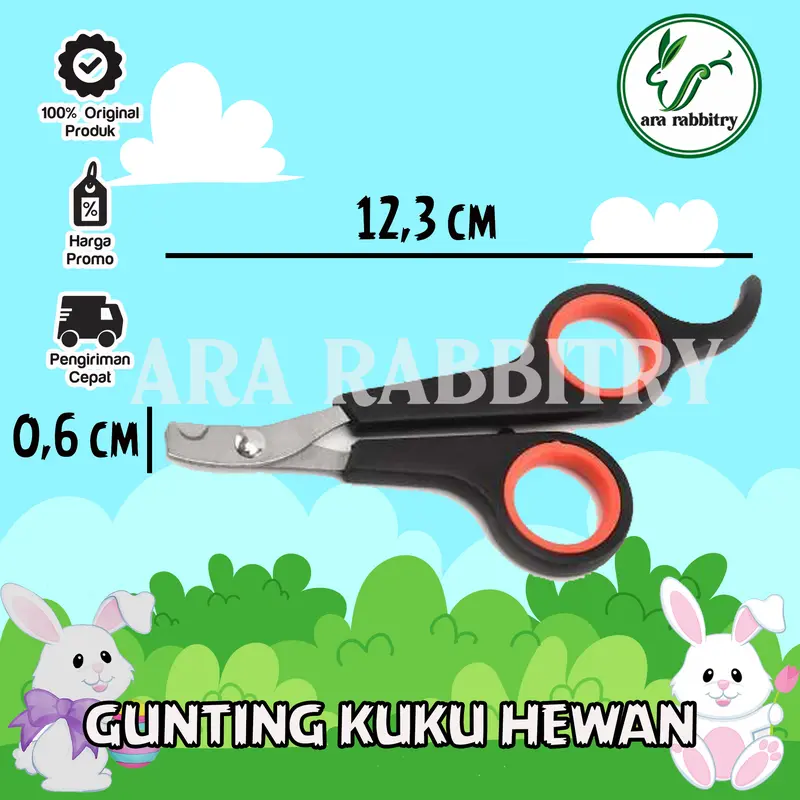 GUNTING KUKU HEWAN KUCING KELINCI GUNTING KUKU PET NAIL CLIPPER 1