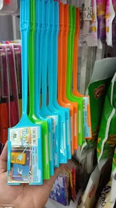 Tongkat Ganggang Kartu Toll Green Leaf - Hijau / Biru / Orange