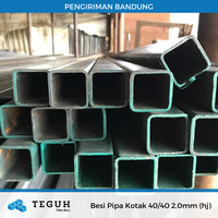 Gambar Besi Pipa Kotak 40/40 2.0mm (hj) dari Teguh tokobesi Kota Bandung 1 Tokopedia