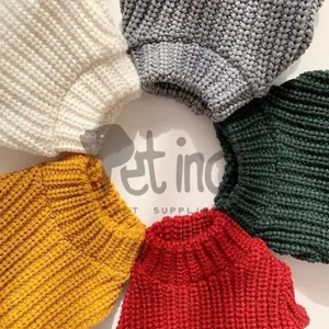 Swissbell knit sweater (baju anjing kucing)