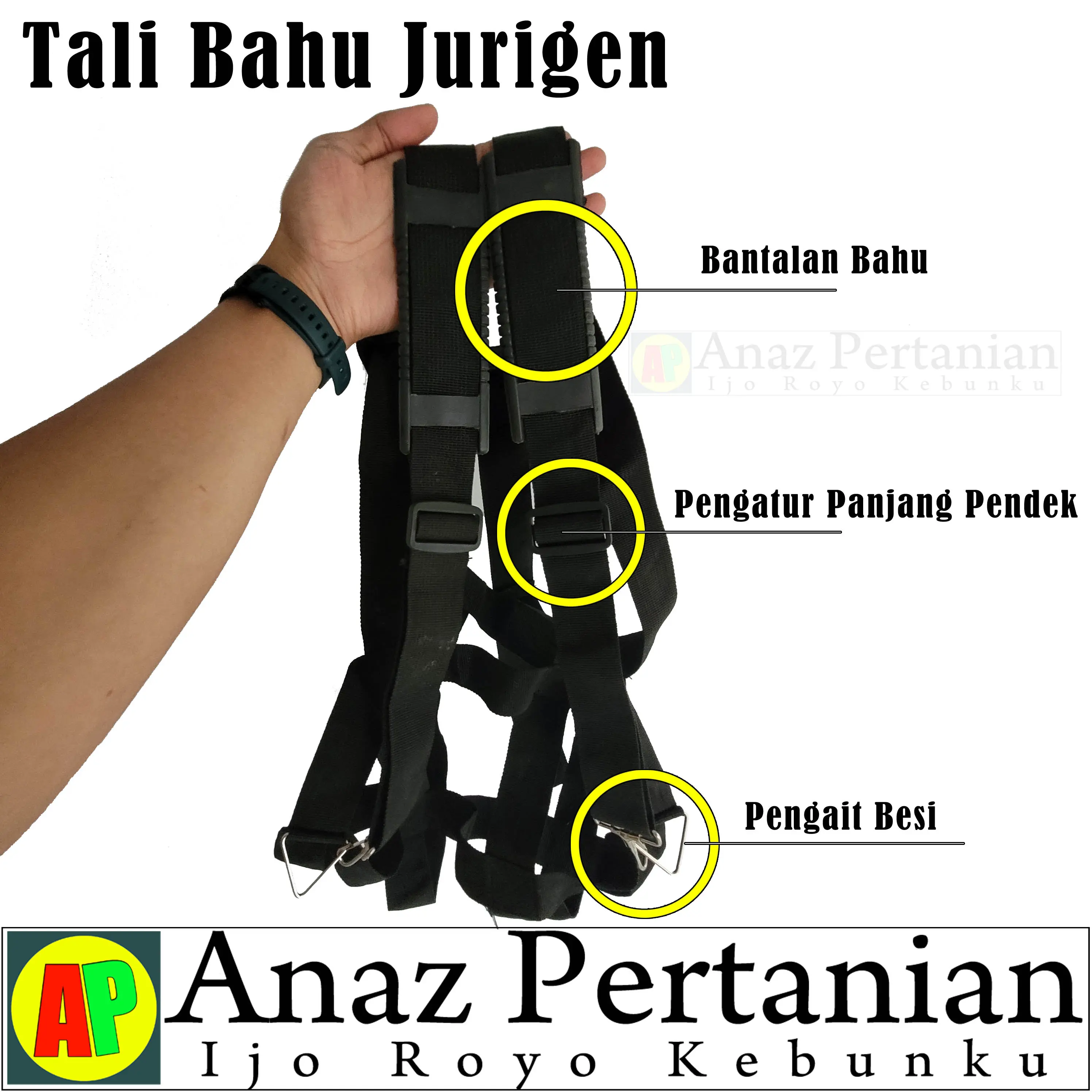 Tali Bahu Jurigen Kocor Sabuk Tinggal Pasang