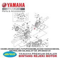 Gambar COVER, CRANKCASE 2, TUTUP RASIO BELAKANG MIO M3, MIO FINO, MIO 125 dari Yamaha Bintang Rejeki Motor Kab. Bandung 3 Tokopedia