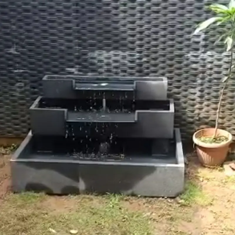 Air mancur batu alam susun 2
