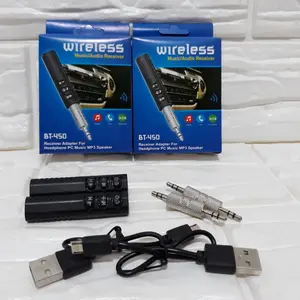 Bluetooth Wireless Audio Receiver Audio Jack Music Bt 450