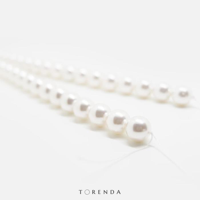 Gambar Torenda Pearl Mutiara T5810 Payet Jahit 4mm - Varian Warna/PCS - White dari Torenda Kota Administrasi Jakarta Pusat 4 Tokopedia
