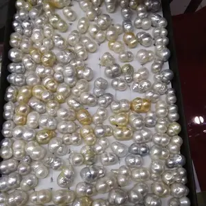 butiran mutiara laut baroque alami natural asli lombok pearl