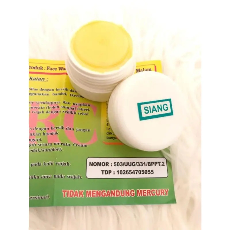 Cream Siang Rc Kemasan Lama
