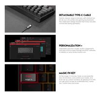 Gambar Fantech MAXFIT61 MK857 60% Keyboard Gaming Mechanical dari Techno Computer Bali Kota Denpasar 4 Tokopedia