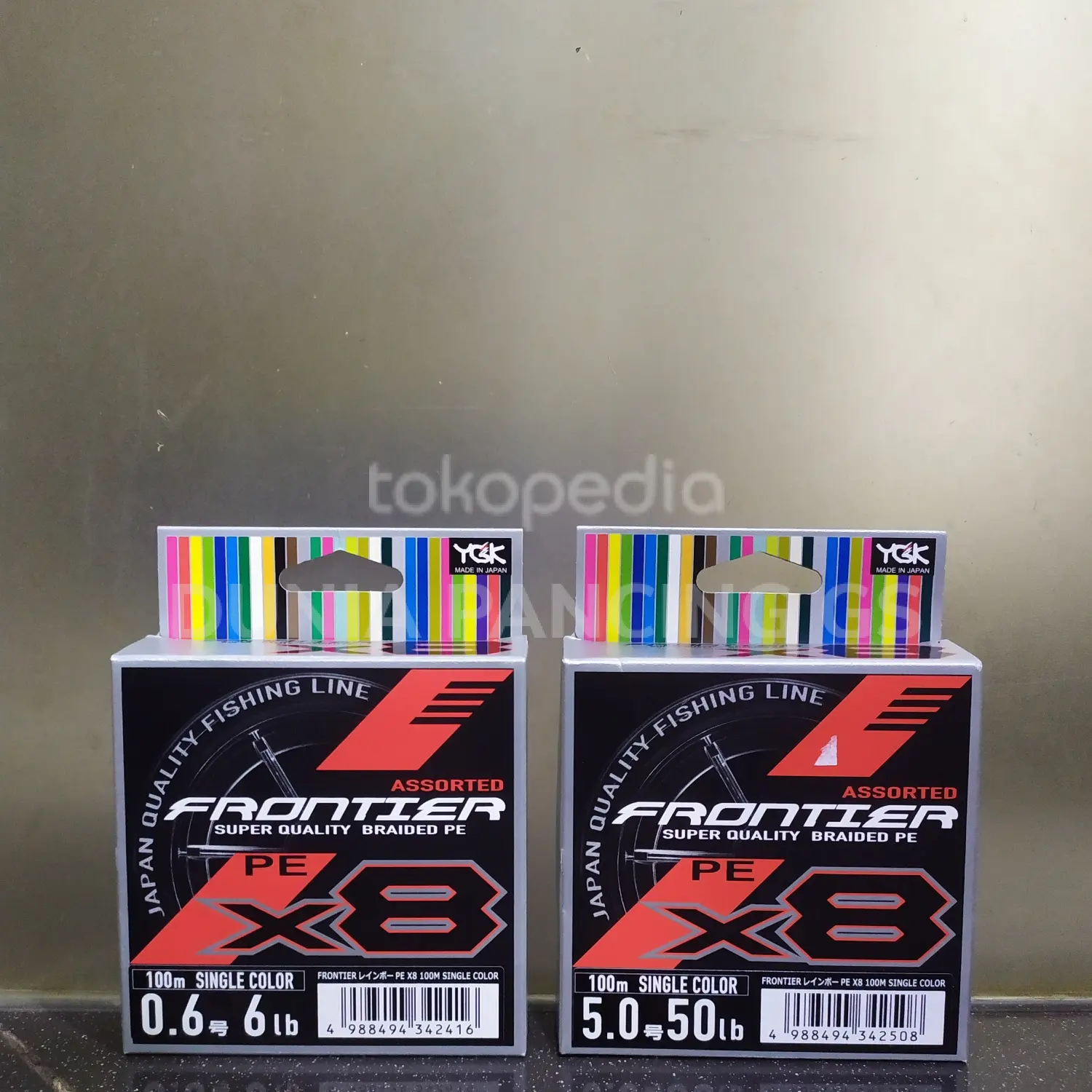 Senar PE YGK Assorted Frontier X8(Single Color)