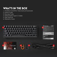 Gambar Fantech MAXFIT61 MK857 60% Keyboard Gaming Mechanical dari Techno Computer Bali Kota Denpasar 5 Tokopedia