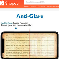 Gambar XIAOMI MI NOTE 11 / PRO TemperedGlass Anti Gores CERAMIC Matte Glare dari Kedaikudua Kota Administrasi Jakarta Barat 4 Tokopedia