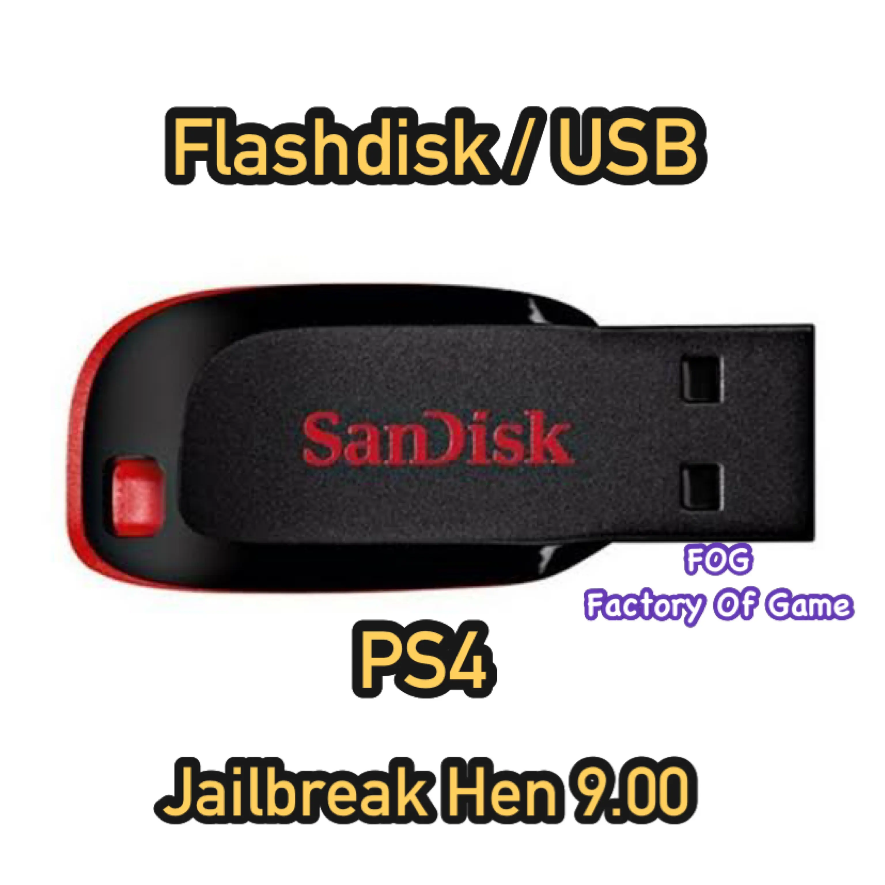 Flashdisk USB jailbreak PS4 Hen 9.00 Accessories Joystick