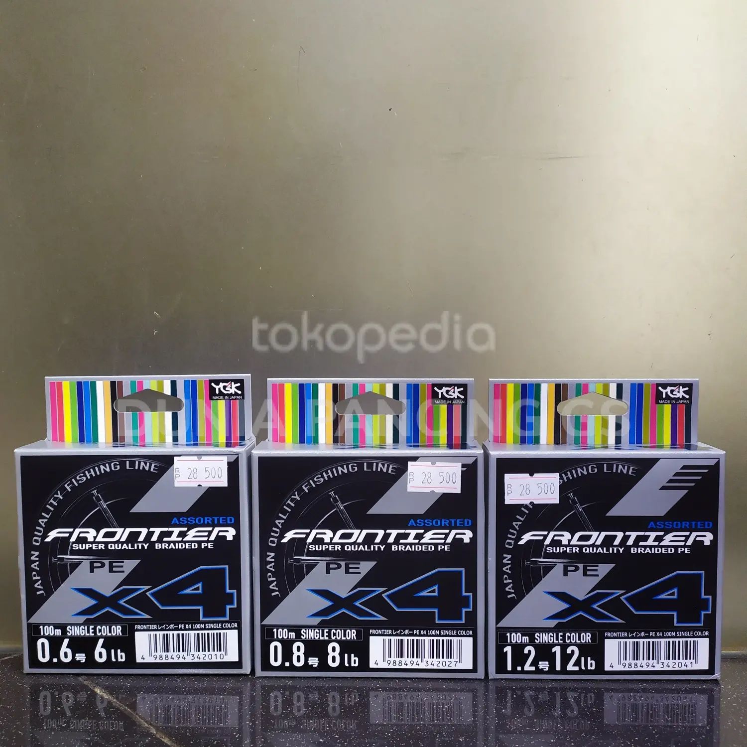 Senar PE YGK Assorted Frontier X4(Single color)
