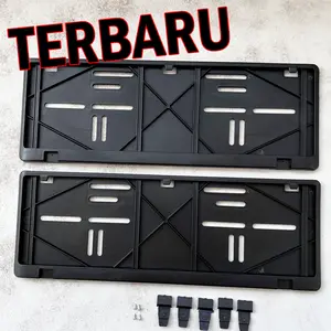 Cover Tempat Dudukan Frame Plat Nomor Mobil Terbaru 46cm - plat nomer mobil