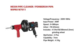 WIPRO W 7011 MESIN PEMBERSIH PIPA