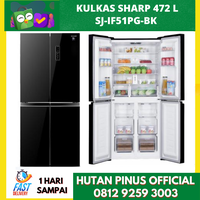 Gambar KULKAS 4 PINTU SHARP SJ-IF51PG-BK 472 L J-TECH INVERTER SJIF51PGBK - SJ-IF51PG-BK dari Kreasi Elektronik Kota Administrasi Jakarta Barat 1 Tokopedia