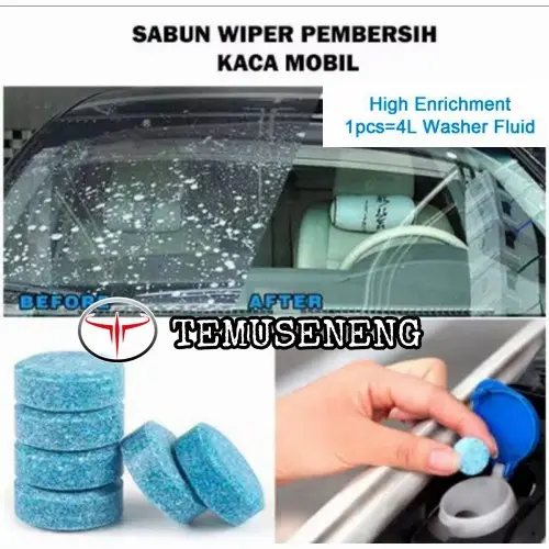 TABLET REFILL AIR WIPER KACA MOBIL TABLET CAIRAN SABUN WIPPER FLUID