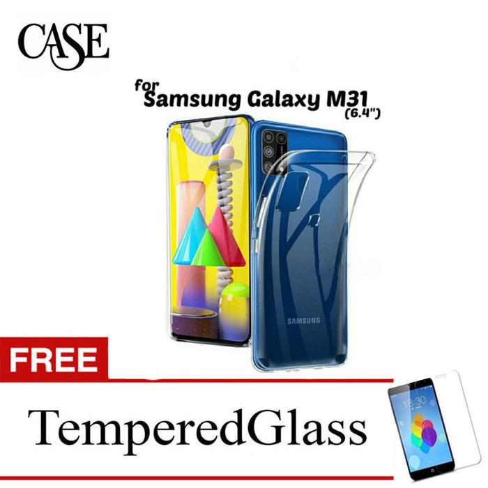 Gambar Clear Soft Case for Samsung Galaxy M31 2020 -6.4 inch -Free temp glass dari Mentari Grasindo Teknik Kota Administrasi Jakarta Barat Tokopedia