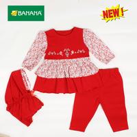 Gambar BANANA Setelan Muslim Bayi Perempuan Floral Hibiscuss - Merah, S dari BANANA Official Store Kota Administrasi Jakarta Timur 1 Tokopedia