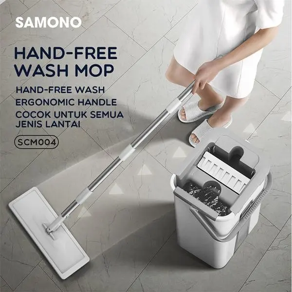 BONBOX Alat Pel Lantai Ultra Mop dengan Ember Ergonomic Handle 360° BCT702