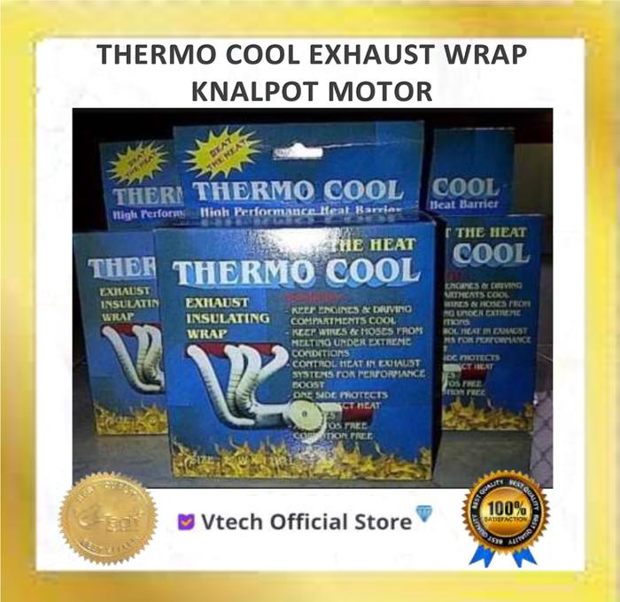 Gambar VTECH Thermocool Thermo Cool Exhaust Wrap Peredam Knalpot Honda CRF dari Vtech Peredam Authorized Store Kota Bandung Tokopedia