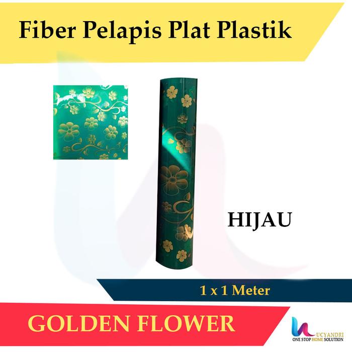 Gambar Plat Pagar Fiber Plastik Penutup Pagar Motif Golden Flower - Biru dari Lucyandri Official Kab. Tangerang 4 Tokopedia