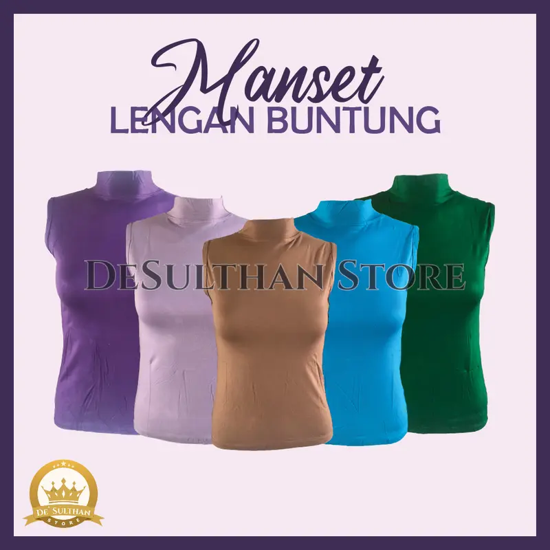 Manset buntung, Manset Hijab,Manset Wanita Tanpa Lengan-L XL XXL HAL 3 0
